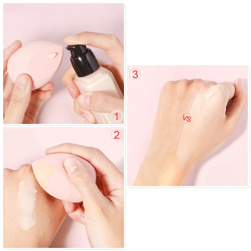 Makeup Sponge Concealer Smooth Cosmetic Powder Puff Cut Shape Foundation Water Drop Bevel Make Up Blender Tool