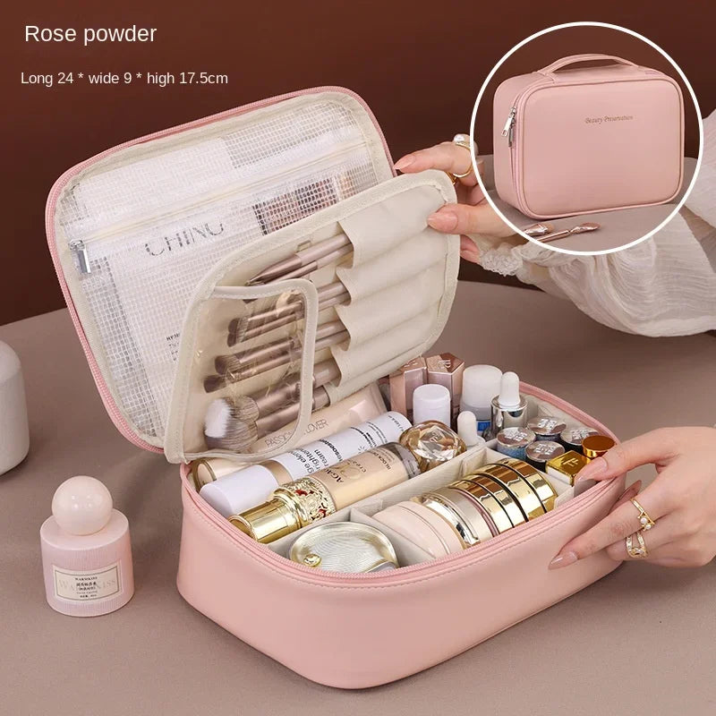 New Women's Cosmetic Bag Portable Storage Bag Large Capacity Luxury makeup bag travel organizer Essentials Toiletry Bag