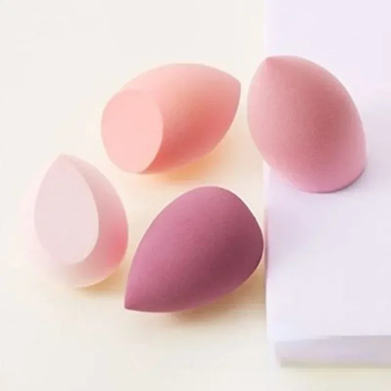 4pcs Makeup Sponge Cosmetic Puff Dry and Wet Combined Cosmetic Egg Women Foundation Powder Puff Bevel Cut Makeup Sponges