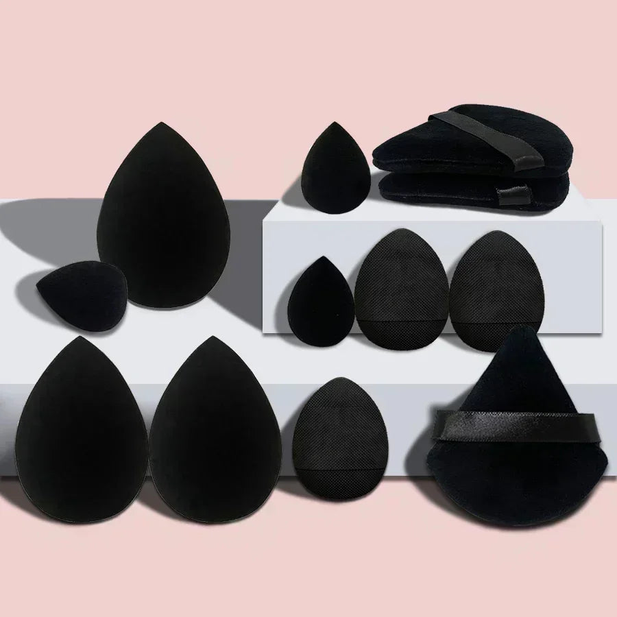 12/14Pcs Make-Up Schwamm Kosmetische Puff Foundation Schwämme Mixer Schönheit Ei Puderquasten Machen Up Zubehör Frauen Make-Up werkzeuge