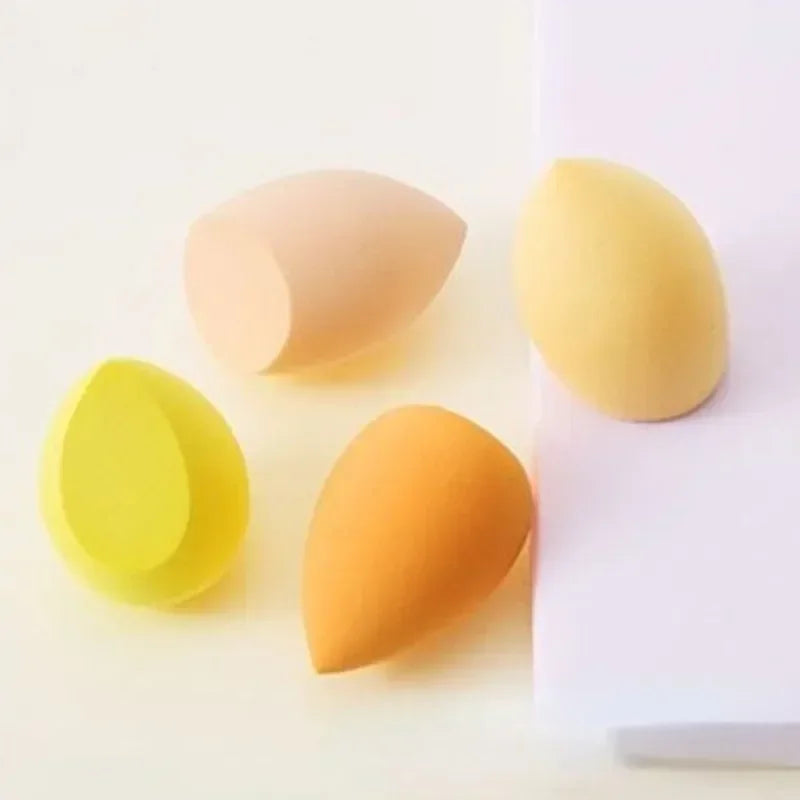 4pcs Makeup Sponge Cosmetic Puff Dry and Wet Combined Cosmetic Egg Women Foundation Powder Puff Bevel Cut Makeup Sponges